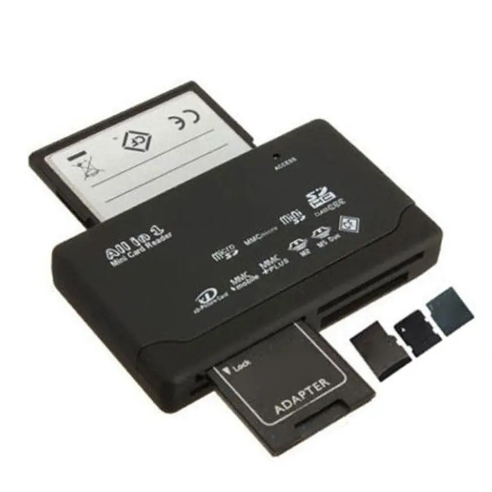 RECRUIT USBカードリーダー オールインワン カード リーダー USB 2.0 SD カード リーダー