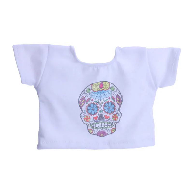 Doll T-shirts Clothes Suitable For 18 Inch Doll&New Born Baby Reboyn Doll Generation Clothes For Girl's  Birthday Toy Gifts