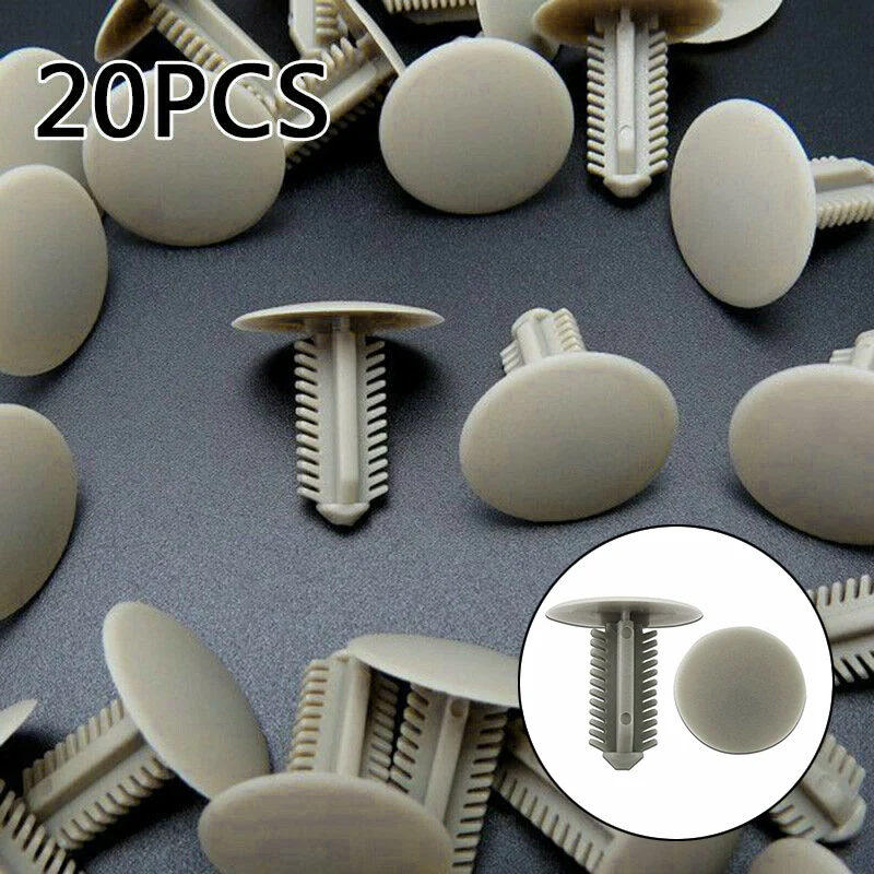 20PCS Roof Headliner Clip Trim Panel Retainer Premium Nylon Fastener For Toyota Replace 63399-26050 For Hiace