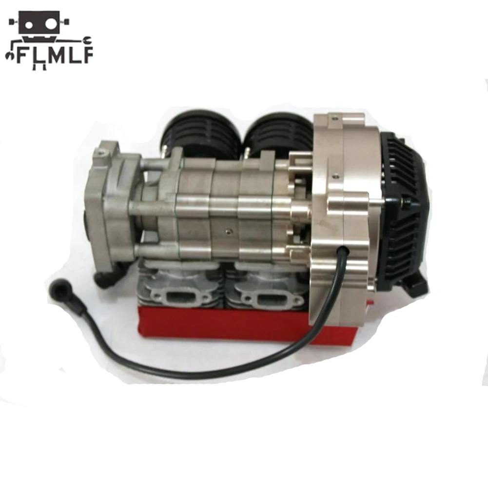 Rc Car CNC 58CC Tow-cylinder Engines Fit 1/5 Hpi Rofun Baha Km Rovan Baja 5T 5B 5SC Lois 5ive-T DBXL FG GoPed Redcat Parts