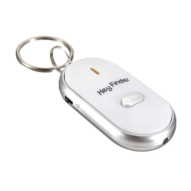 LED Key Finder Locator Find Lost Keys Chain Keychain Whistle Sound Control Locator Keychain Accessories DJA88