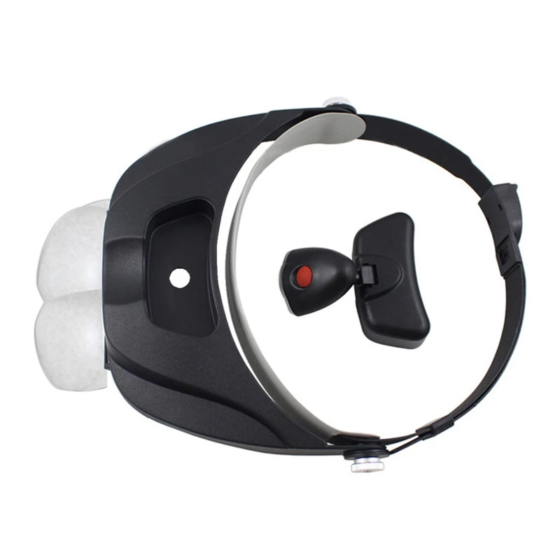 Lente d'ingrandimento con luce a Led, lente d'ingrandimento illuminata a fascia per lettura riparazione manutenzione strumento di ispezione croce di bellezza