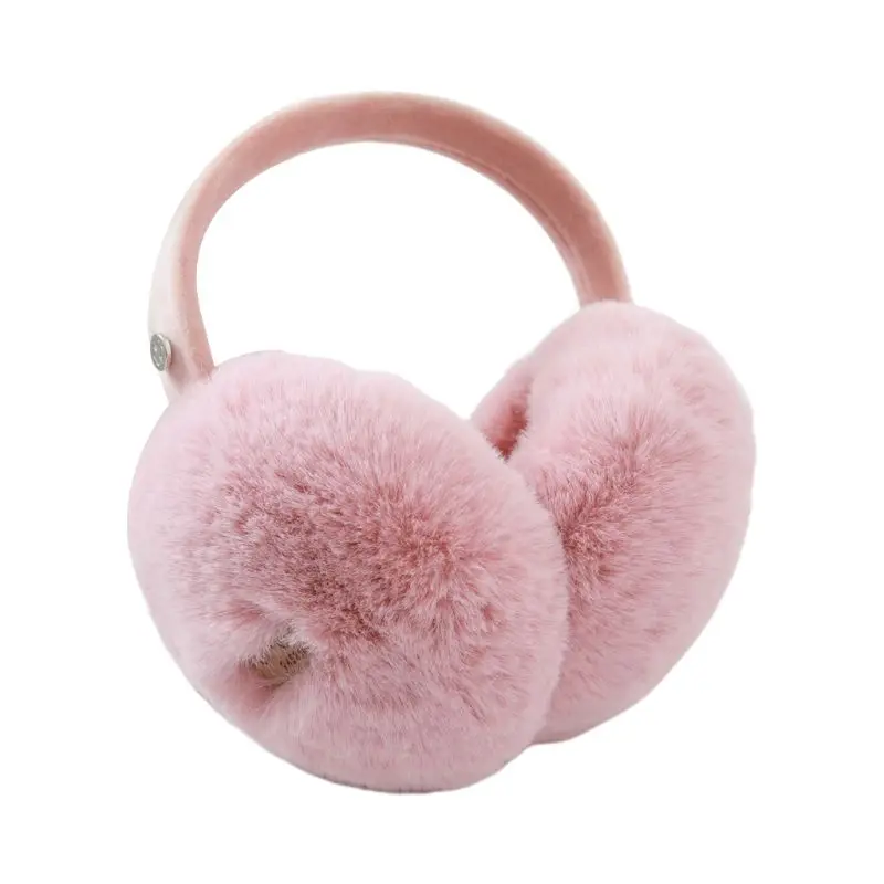 2024 New Unisex Winter Warm Bluetooth Earmuffs Wireless Plush Earphone Music Ear Warmers