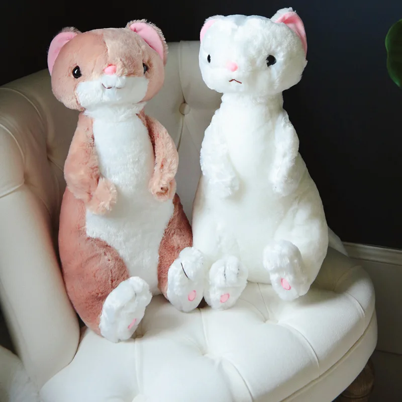 Creative cute cartoon adoring sitting ferret Doll Plush Toy Child pacifying doll