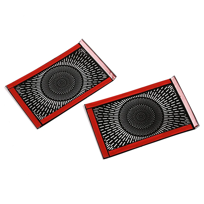 Both Sides Of The Dashboard Loudspeaker Net Cover Panel Decoration Sticker For Mercedes-Benz G-Class W463 04-18 Car Accessories