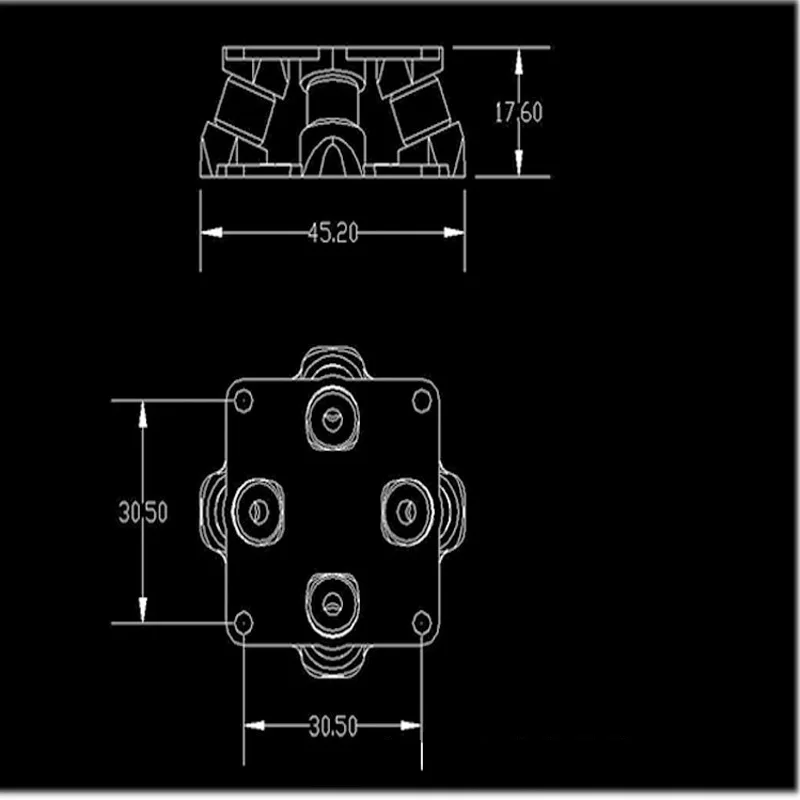 Shock Absorber Anti-vibration Damping Plate Shock Absorber for CC3D Naze32 Mini APM Flight Controller Spare Parts