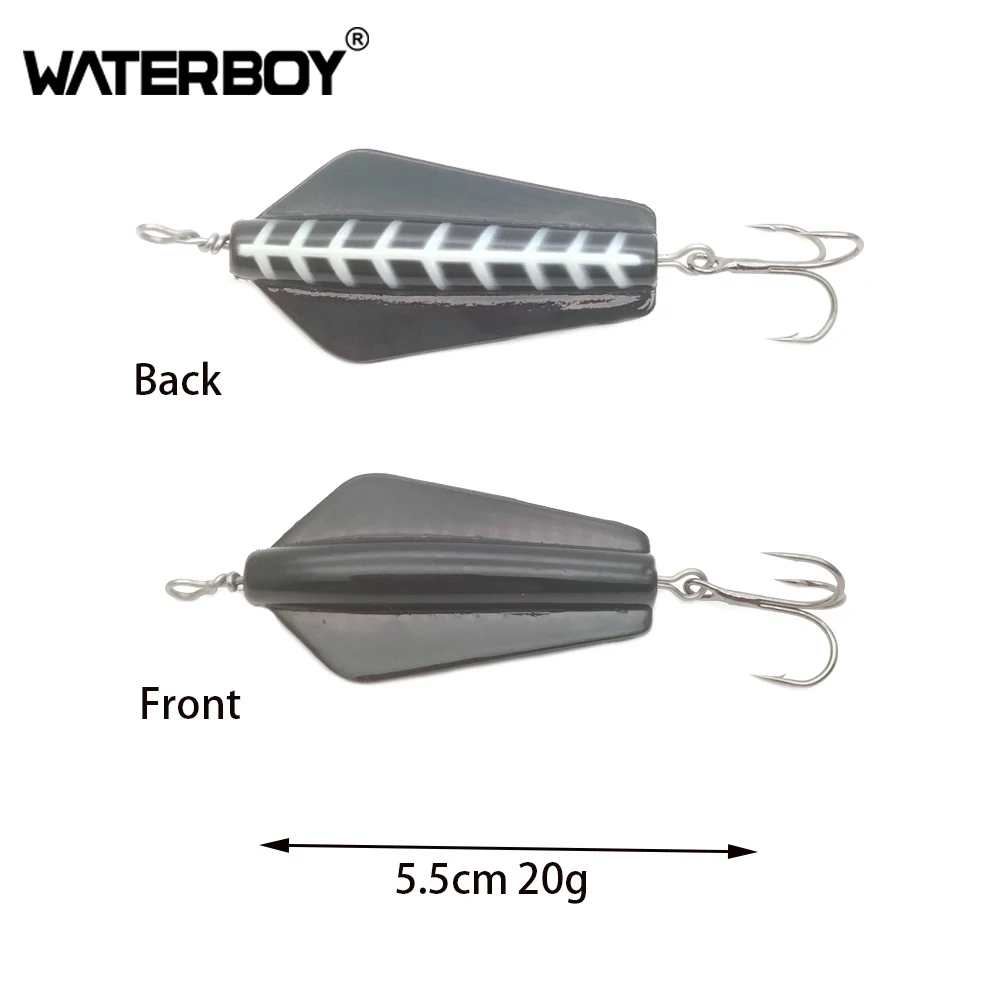 WATERBOY TW 5,5 cm 20g Teufel Angeln Locken VIB Kunststoff Salzwasser Süßwasser Canberra Mörder Tasmanian Salmon Pike Walleye Bass Köder – Detail 22