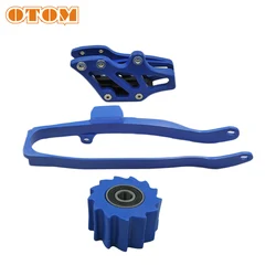 OTOM Motorcycle Chain Slider Plastic Guard Guide Flat Fork Glue Sprocket For YAMAHA WR250F WR450F YZ250F YZ250FX YZ450F YZ450FX