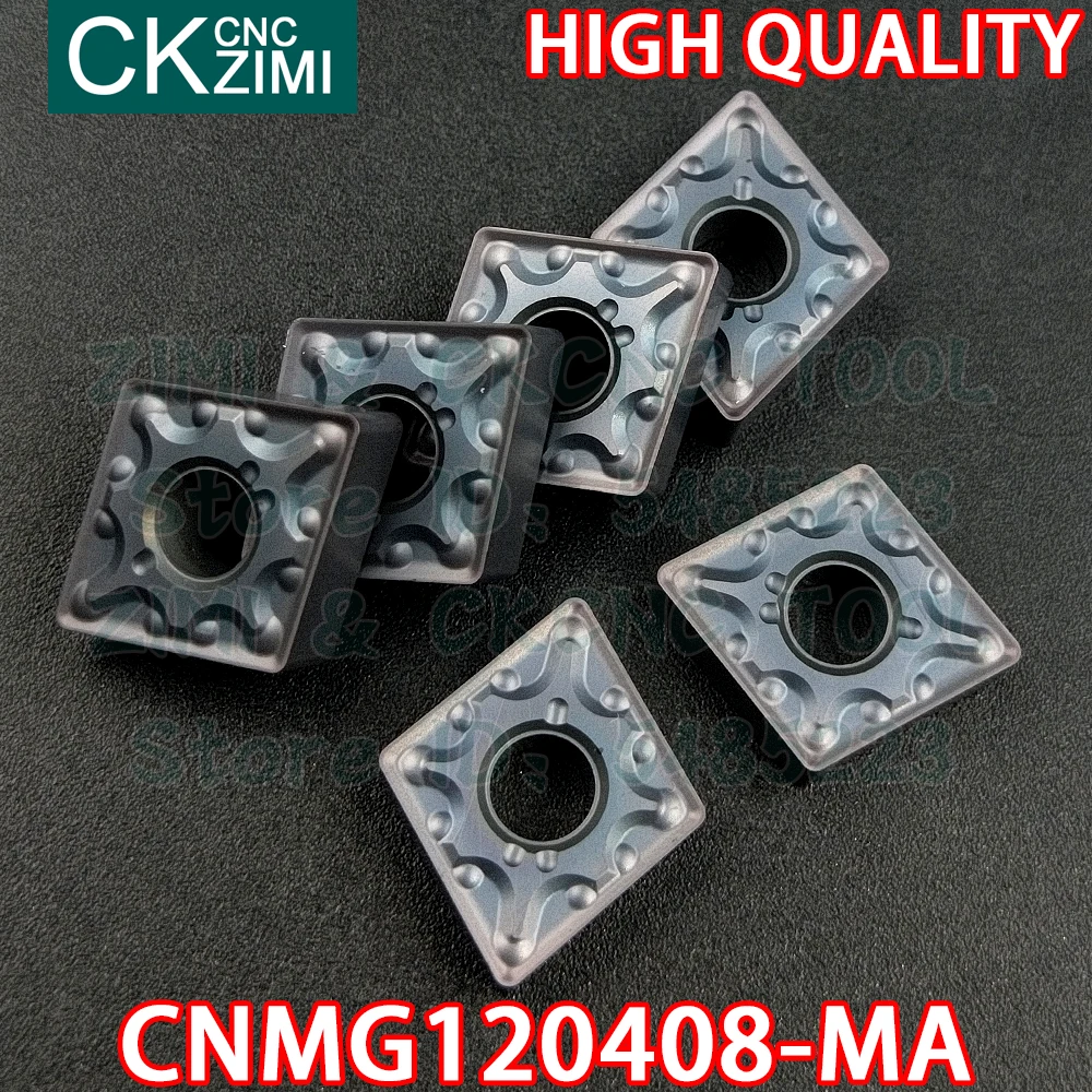 CNMG120408-MA ZM1125 CNMG 120408 MA Chèn cacbua bên ngoài Dụng cụ chèn tiện ngoài Máy tiện kim loại cơ khí CNC Dụng cụ cắt tiện