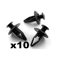 10x For Mazda Fender Wheel Arch Lining Splashguard Scrivets Plastic Rivet Trim Clips