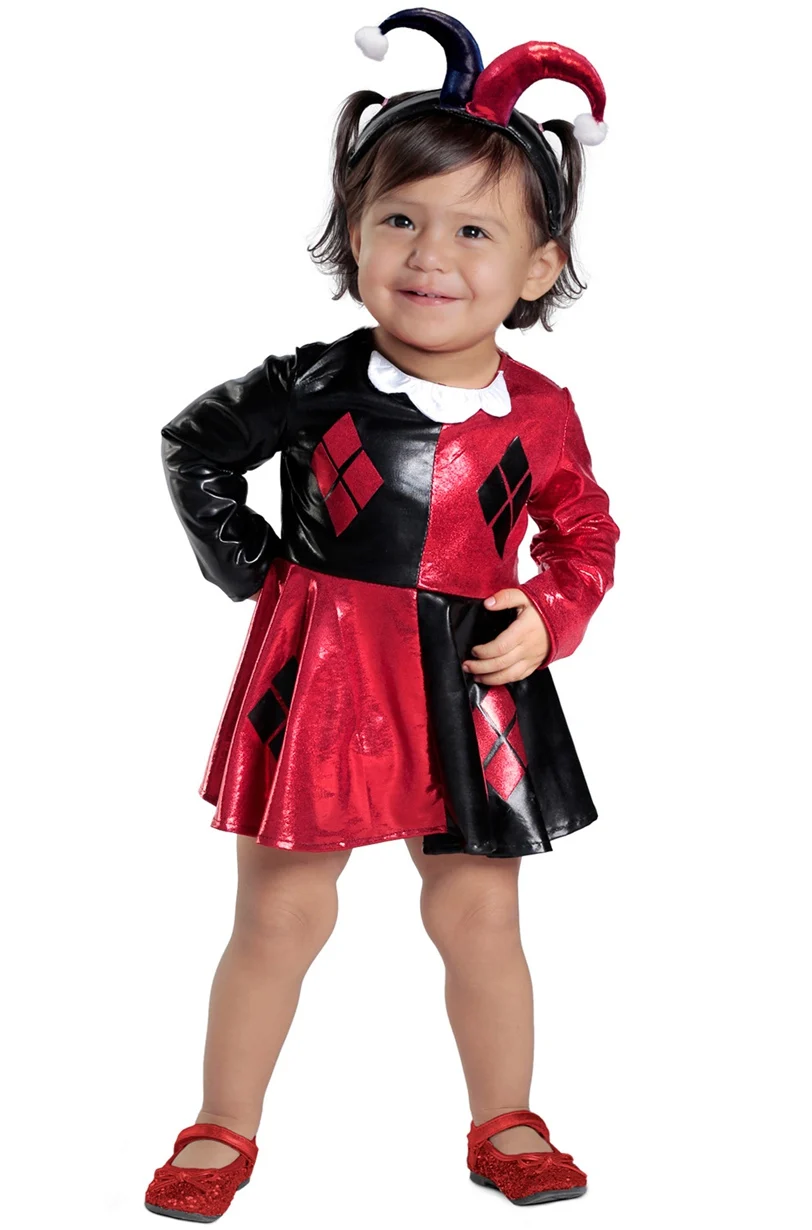 Robe Tutu Wonder Girls pour enfants, costume d'Halloween, robe de soirée, sourire, filles, 3-9 ans