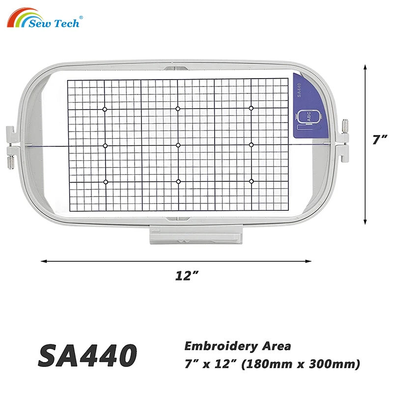 Sew Tech Sewing and Embroidery Hoops for Brother Machine VE2200 4000D 4500D Baby Lock Ellisimo Spirit Unity SA440 EF76 Frame