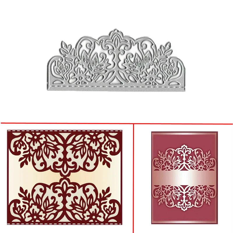 DIY Lace Flower Metal Cutting Dies Scrapbooking Stencil for Album Paper Gift Card Decoration Embossing Dies New 2021 Girl Stamps