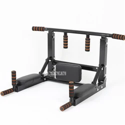 Steel Horizontal Bar Multifunctional Indoor Pull Up Bar Abdominal Muscle Wall Chin Up Bar Bench Press Rack Weightlifting Trainer