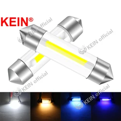 KEIN 10PCS SV8.5 C5W C10W Led Warm White 31 mm Festoon 28mm 31mm 36mm 39mm 41mm Car Light Interior Reading Lamp Bulb 6V 12V 24V