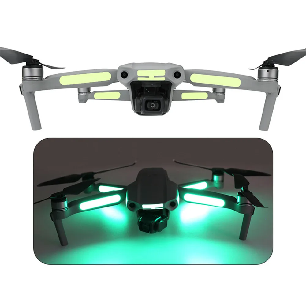 2PCS Luminous Stickers for Mavic Pro/Air/Autel EVO 2 Noctilucent Decoration Decals for DJI Mavic Air 2 RC Drone Arm Accessories