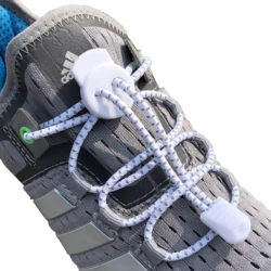 Cordón de bloqueo reflectante de 120cm, cordones elásticos para zapatillas de correr, trotar y Triatlón