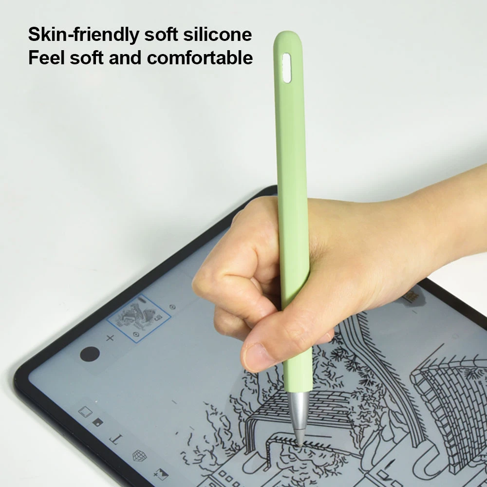 Funda de silicona suave Compatible con Huawei m-pencil, funda protectora antipérdida para tableta, bolígrafo táctil, Stylus