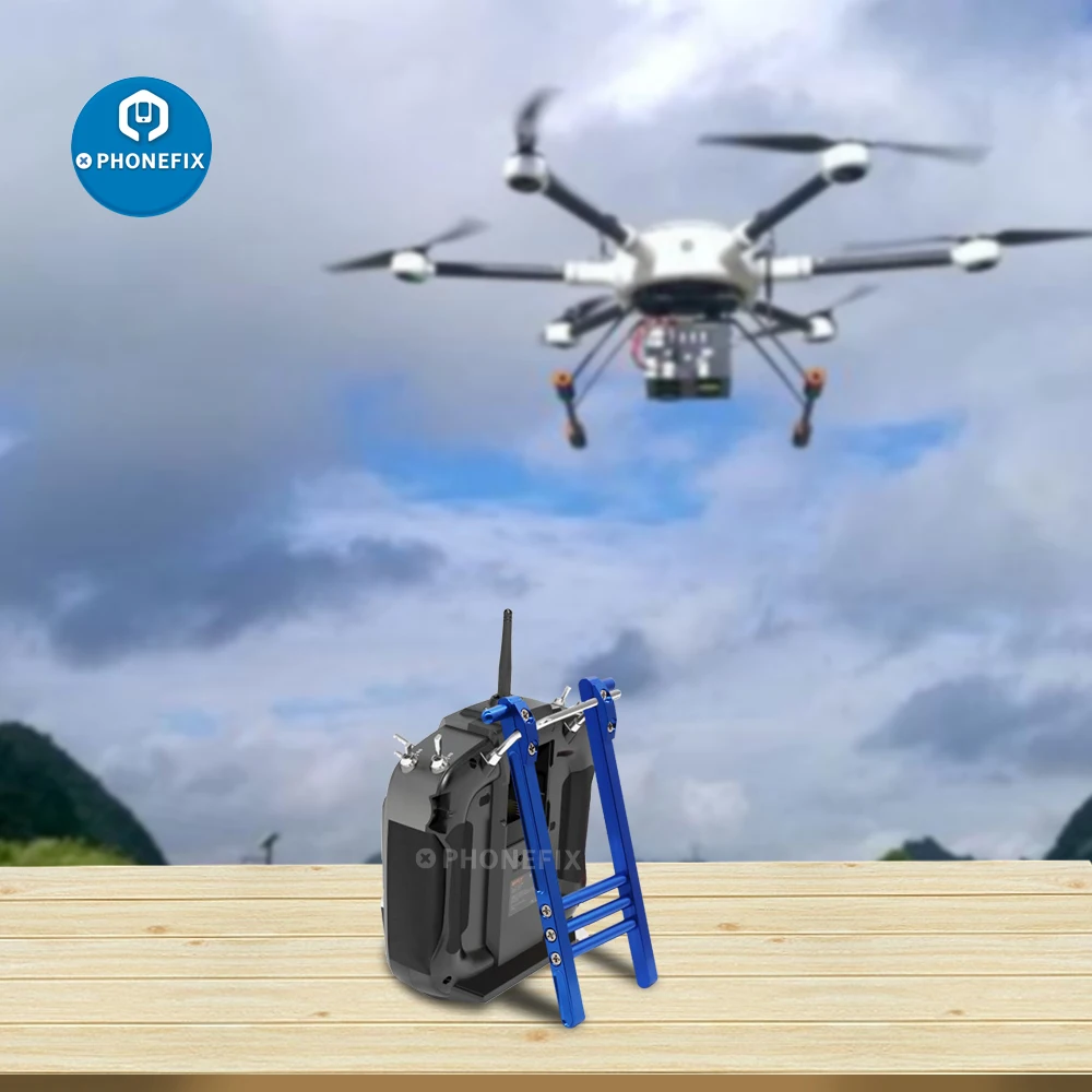 Hợp Kim Nhôm RC Drone Phát Đứng Giá Đỡ Cho RC Futaba JR Flysky Radiolink Phát RC Mẫu Phụ Kiện