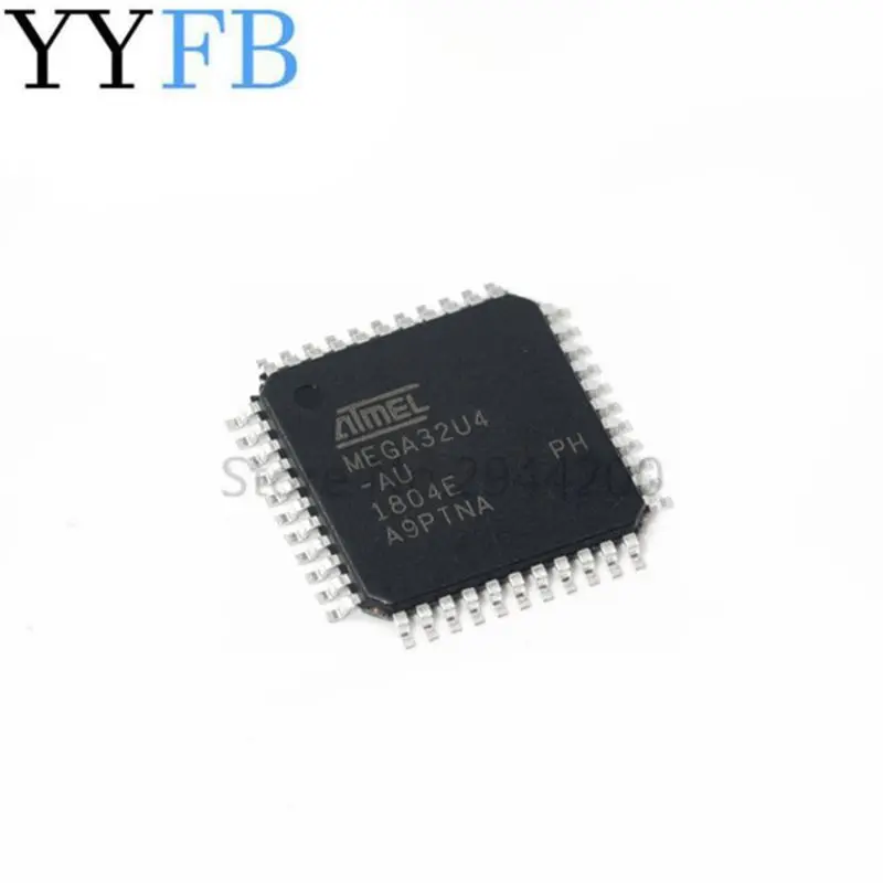 

Patch ATMEGA32U4-AU chip 8 bit microcontroller AVR 16K flash memory USB TQFP-44