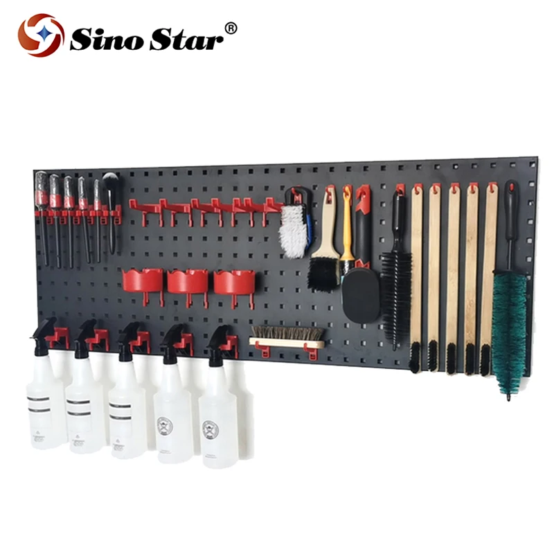 Wall-Mounted Hardware Tool Hanging Board ToolBox Parts Storage Box Garage Workshop Storage Rack Car Metal Material Tool Board