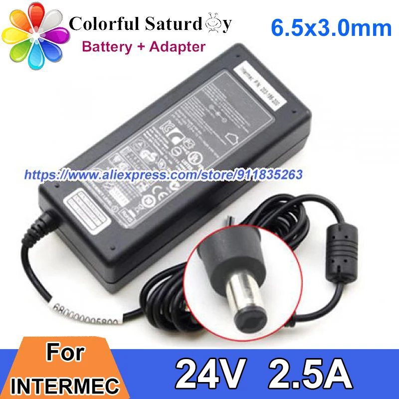 

Original For INTERMEC FSP060-RAA 24V 2.5A 6.5x3.0mm Switching Power Adapter For INTERMEC PC43D PRINTER Charger 60W