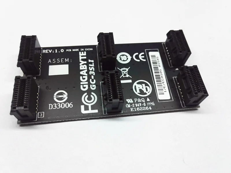 Gigabyte original ponte dura de três vias ponte macia N cartão SLI linha placa gráfica cabo crossfire fio crossfire cartão crossfire