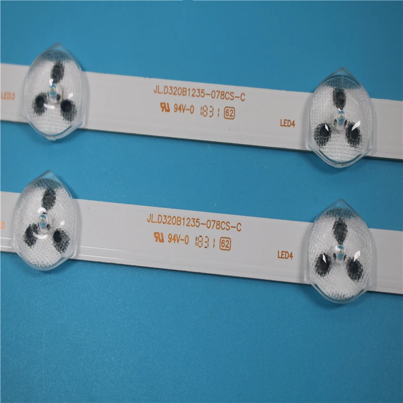 2pcs x 32 polegadas LED Backlight Strip Substituição para VESTEL 32D1334DB VES315WNDL-01 VES315WNDS-2D-R02 VES315WNDA-01 11-LEDs 574mm