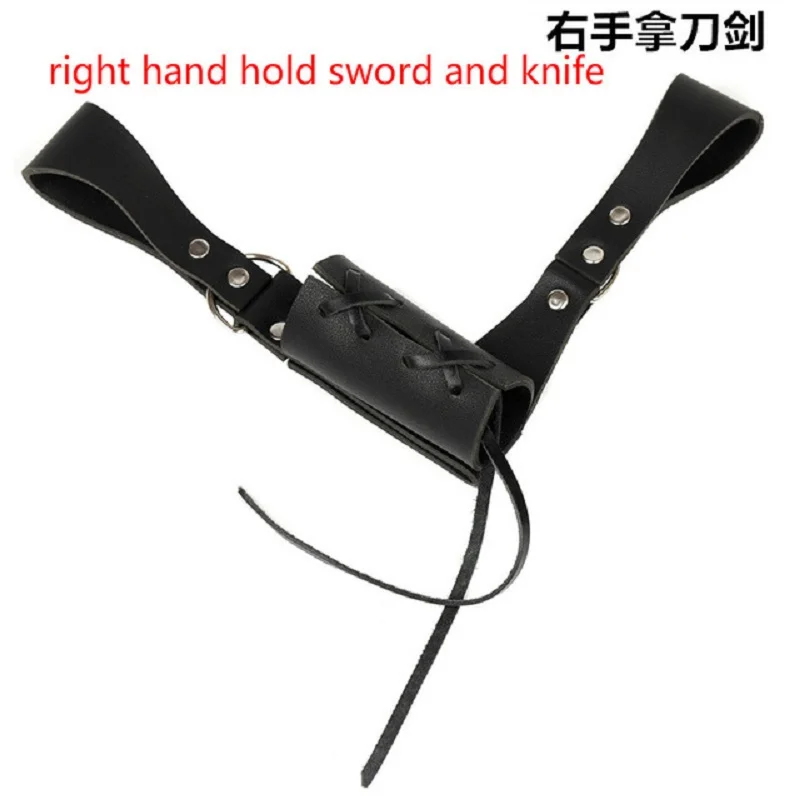 Medieval Sword Belt Waist Sheath Scabbard Holder Adult Men Larp Knight Battle Costume Rapier Ring Belt Strap Holster