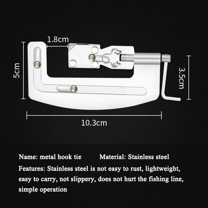 automatic fishing hook line tier KENGEL Electric Device Tool Tyer Machine Tying Device Tie Knot Lure Fishing Hook Tyer Tie Machine Fishing Tackle : Sports & Outdoors Suitable for almost all fishing hooks Amagogo Semi Automatic Fishing Hook