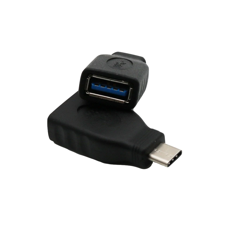 

10pcs USB 3.0 A Female Jack to USB 3.1 Type C Male Plug Sync Data Power Supply Adapter Converter Straight Black