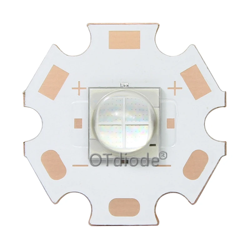 1-10pcs ETI 7070 6V 4Chips 15W LED Emitter Diode 20W MKR MCE XHP50 XHP70 Cool White Warm White LED light with 20mm Cooper PCB