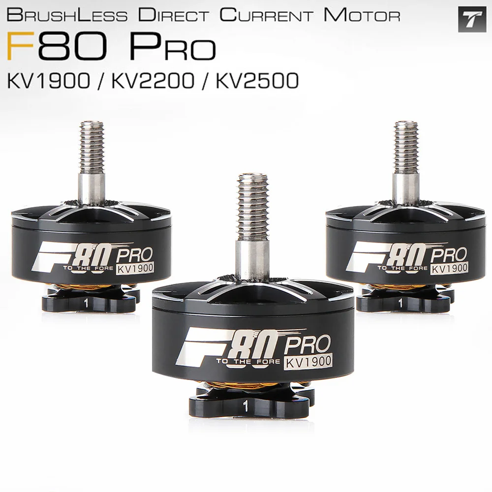 

TMOTOR T-motor F80 PRO 1900KV/2200KV FPV Brushless Electrical Motor for RC Models Drone 220 250 FPV Racing Frame