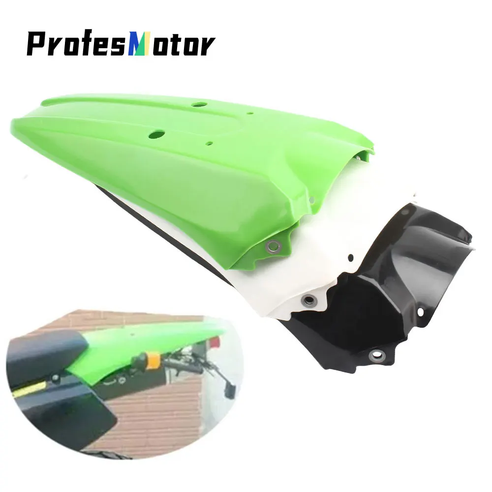 Motorcycle Mud Flaps for Kawasaki KLX 300 250 Wing Rear Fende Spare Parts Hugger Splash Protection Mudguard Off-road Accessories