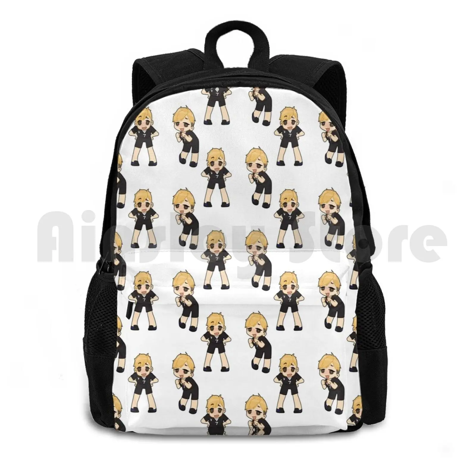

Haikyuu Atsumu уличный походный рюкзак водонепроницаемый кемпинг путешествия Haikyuu Haikyu Hq Chibi милый чиби голова аниме чиби аниме