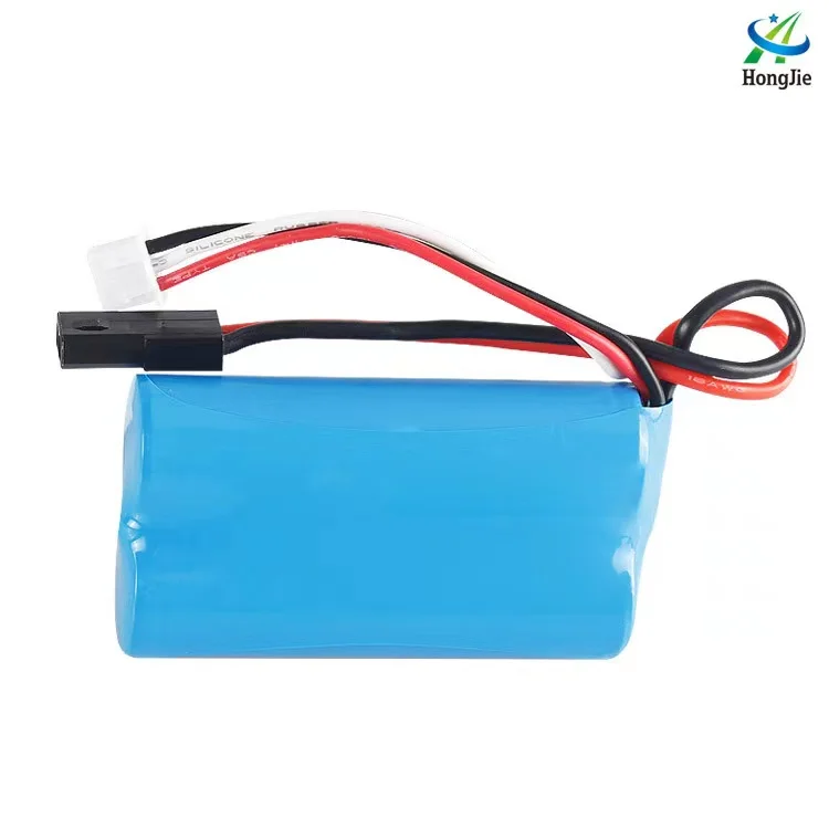 مبيعات المصنع 7.4 فولت 1500 مللي أمبير بطارية ليثيوم قوة 15C طائرات التحكم عن بعد بطارية السيارة نموذج بطارية 18650 في المخزون