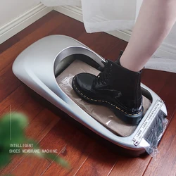 Automatic Shoes Cover Machine with Film Disposable Shoe Cover Membrane Dispenser Household Stepping Disposable Booties Maker