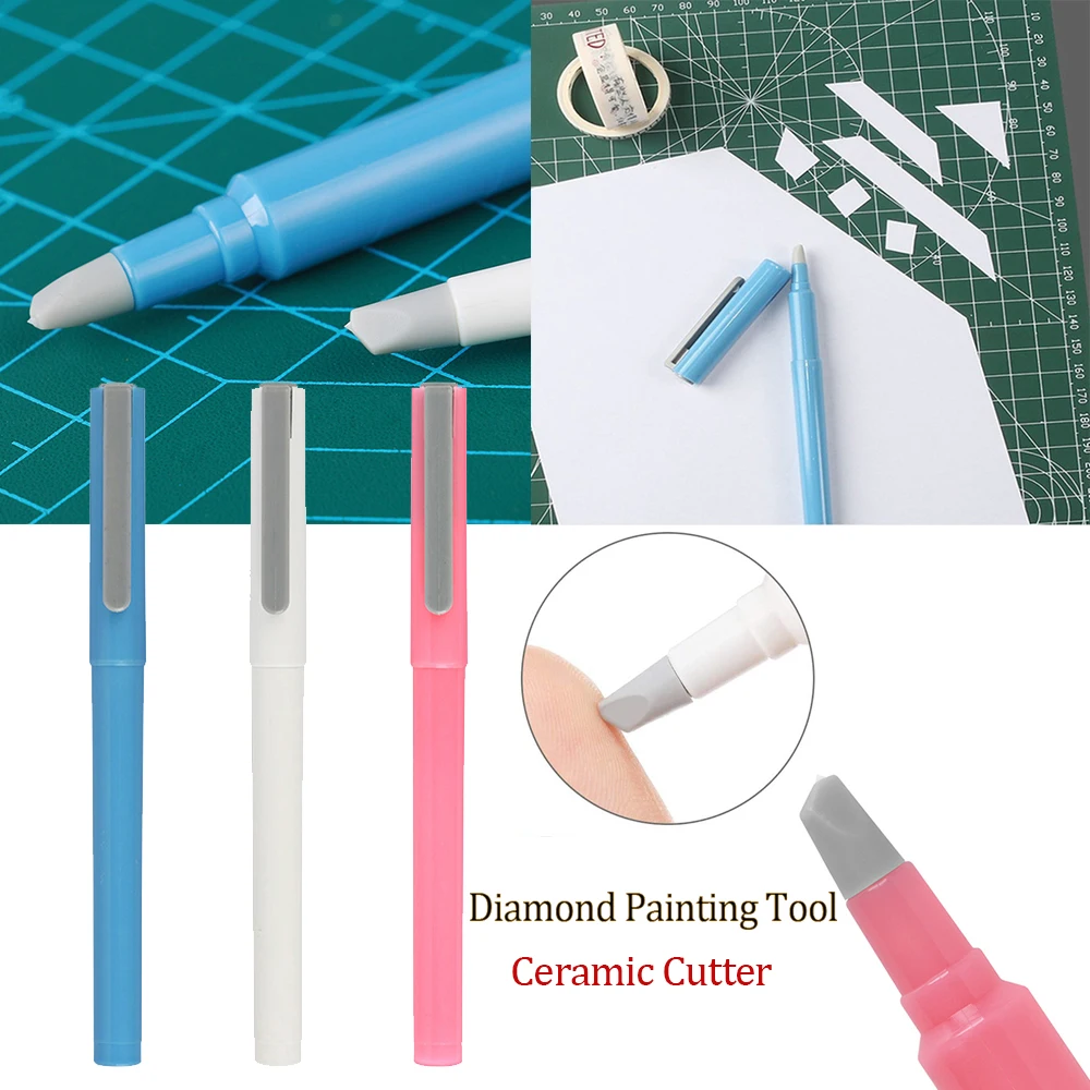 5D DIY Diamond Painting Paper Cutter Ceramic Blade To Cut The Cover Perfectly Diamonds Painting Tools Embroidery Accessories