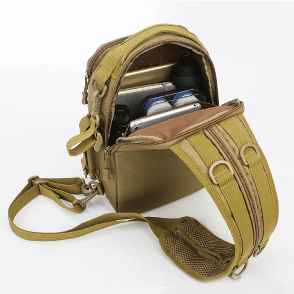 Outdoor  Shoulder Bag Sports Climbing Backpack Shoulder Tactical Hiking Camping Hunting Daypack Fishing Backpack X114D