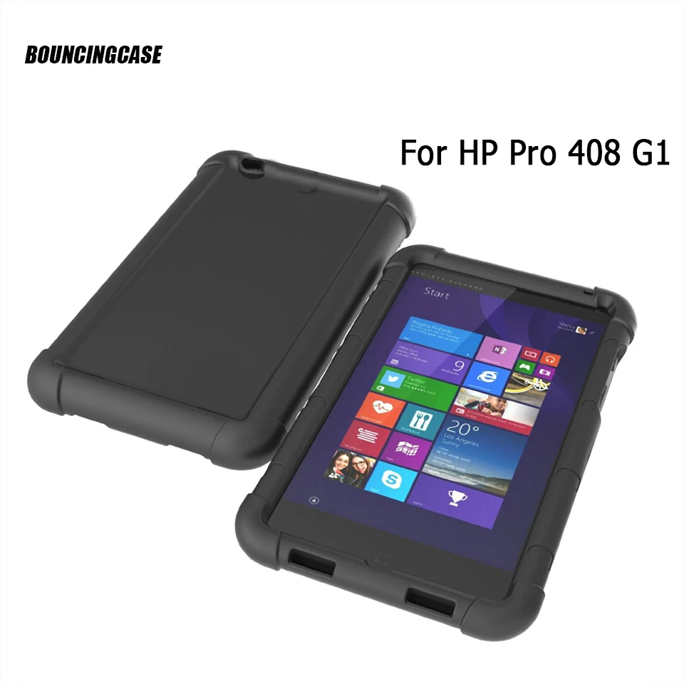 For HP Pro Tablet 408 G1 Silicone Rugged shell For HP 8.0 Inch Silicone Rugged Case