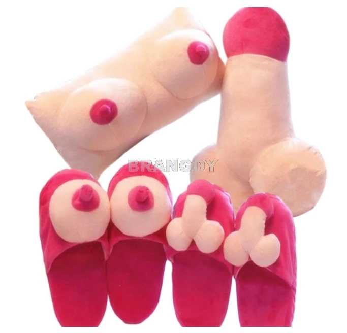 2021 pantofole unicorno donna pantofole invernali donna divertimento creativo pantofole casa pene primavera calda scarpe divertenti da donna scarpe