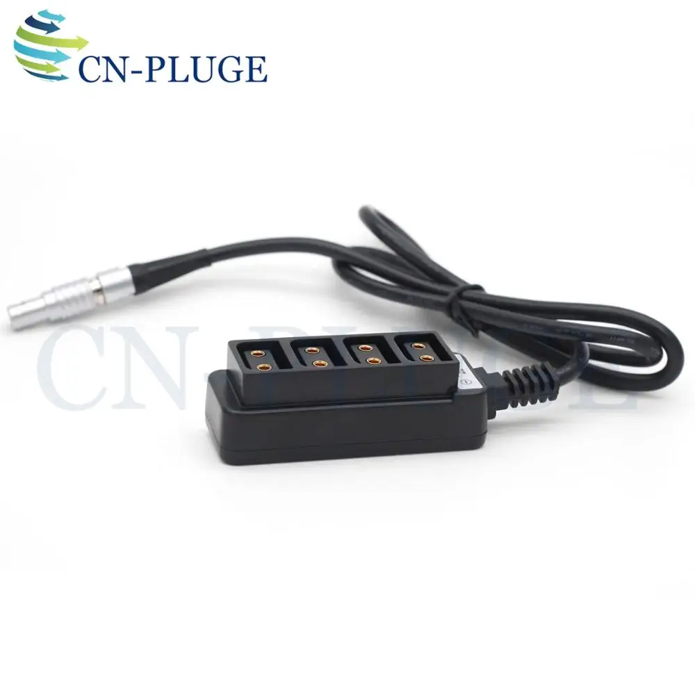 Camera 0B  12v 2pin Power to 4-Port P-Tap Female Camera Power Supply Distributor DTAP Fourway Splitter