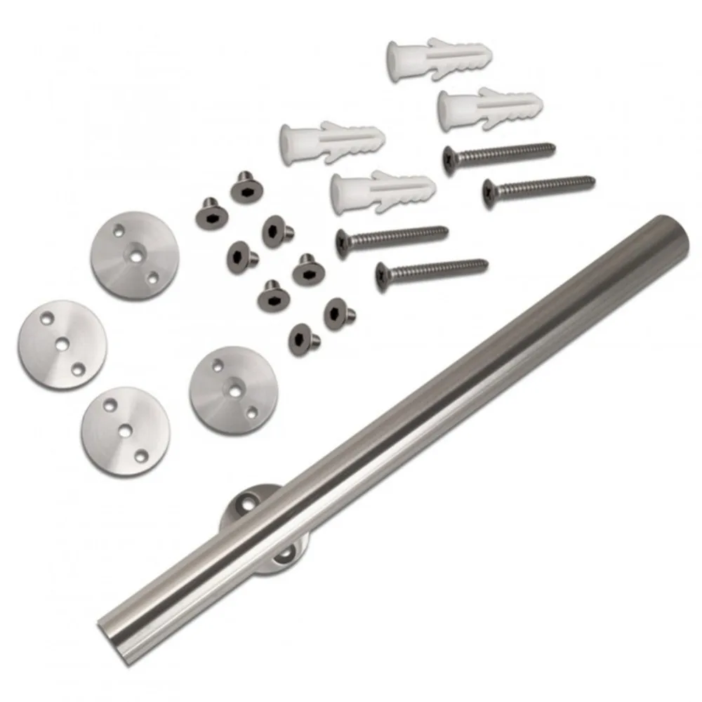 Top Mount Stainless Steel Interior Sliding Barn Wood Door Hardware Track Kit