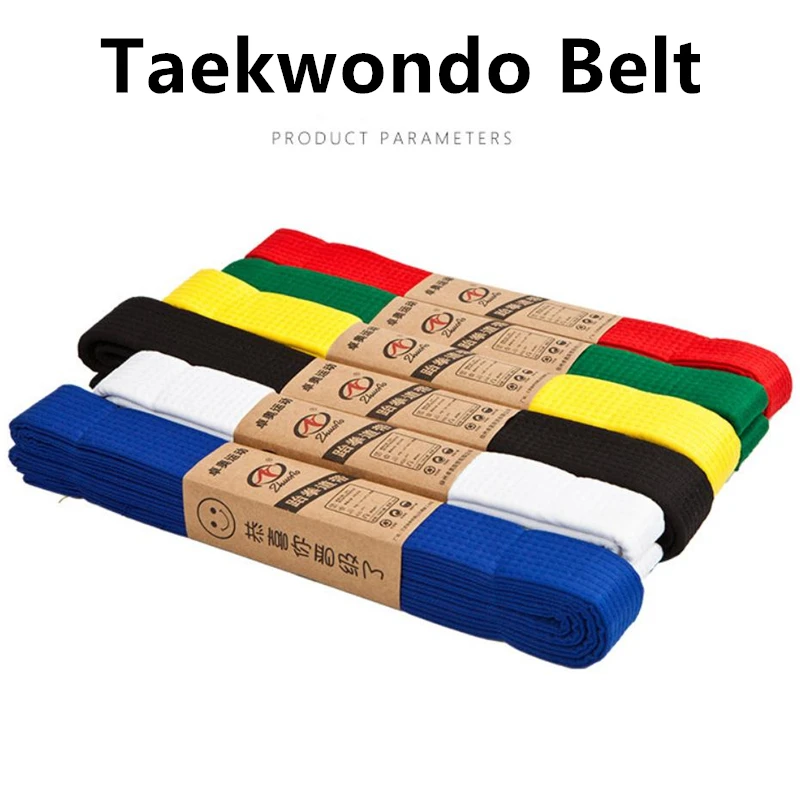 

110inch Martial Arts Karate Judo Taekwondo Professional Belts Judo Jiu jitsu Standard Tapes Protective Waistband