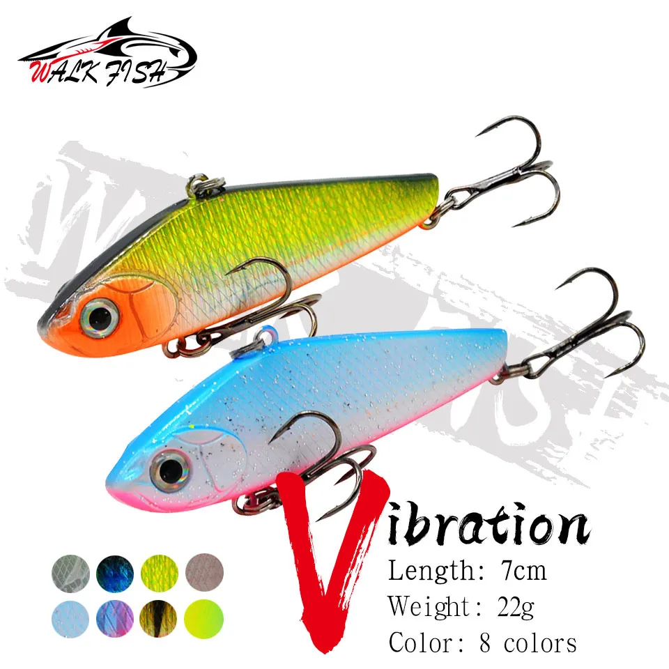 Crankbait Walk Fish 70mm 22g – Señuelo vibratorio para hielo - imagen 5
