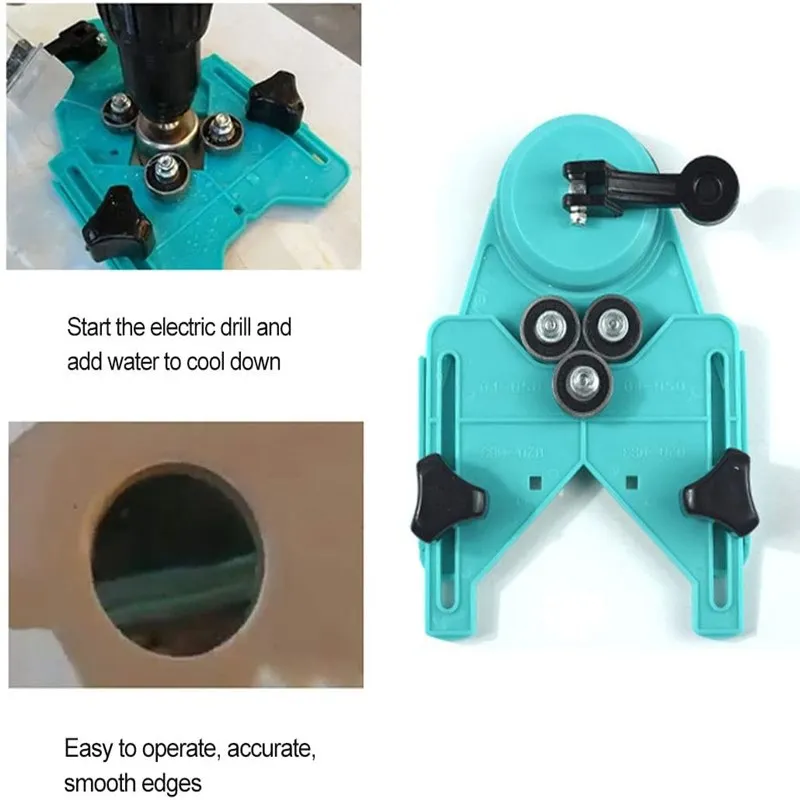 Ceramic Tile Hole Locator Floor Drilling Guide Finder Gauge For Accurate Positioning Of Wood And Plastic Drilling