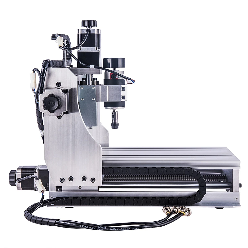 Imagem -04 - Eixo Mini Cnc Router Gravador 3020 300w 3d Máquinas para Carpintaria Atualização 500w Spindle Motor Alumínio Metal Fresadora 4