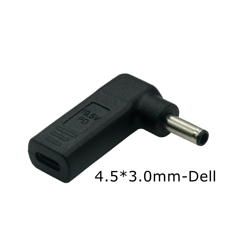 

Type C to 4.5*3.0mm Plug Converter 65W USB C PD Fast Charging Cable for Dell Laptop Charger DC 4.5x3.0mm