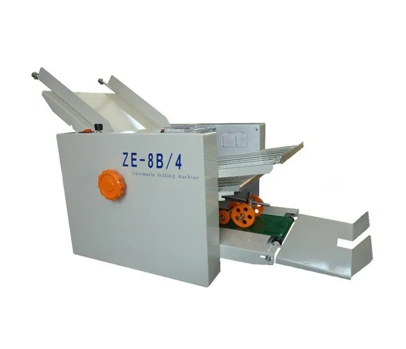 Easy operation smooth feeding 4 fold paper folder