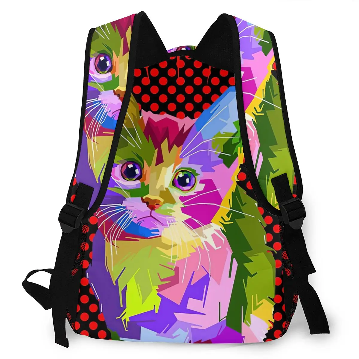 Gatinho, gato Mochila para Meninas Meninos Viagem Mochila Mochilas para Adolescente escola saco